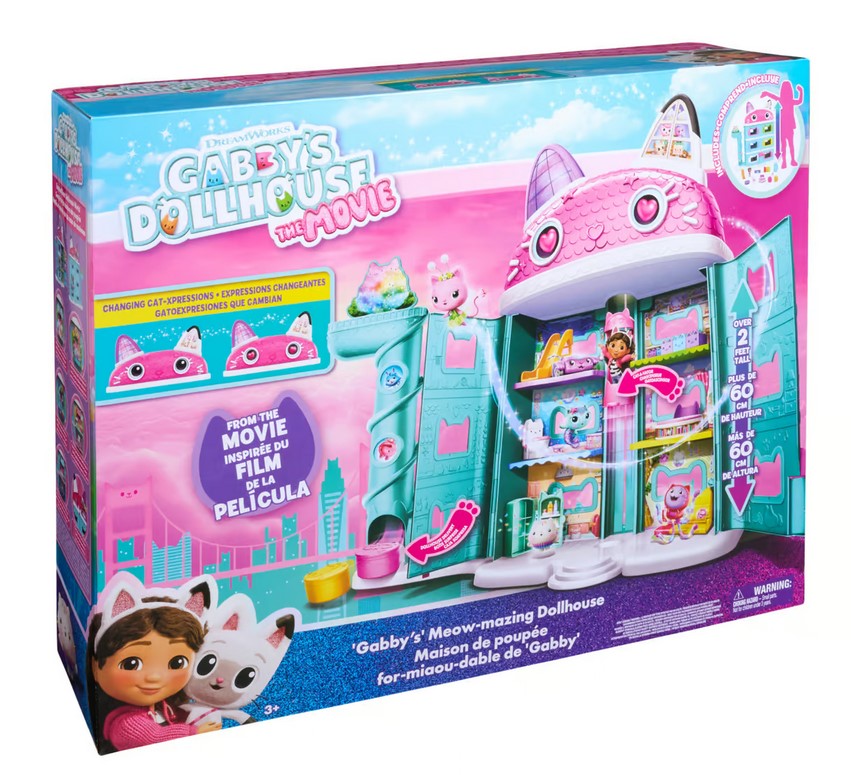 Gabby’s Dollhouse - Der Film - Puppenhaus zum Kinofilm - ca. 60 cm