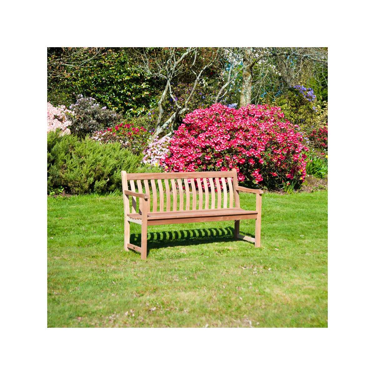 Alexander Rose Gartenbank 3-Sitzer Broadfield Mahagoni 605