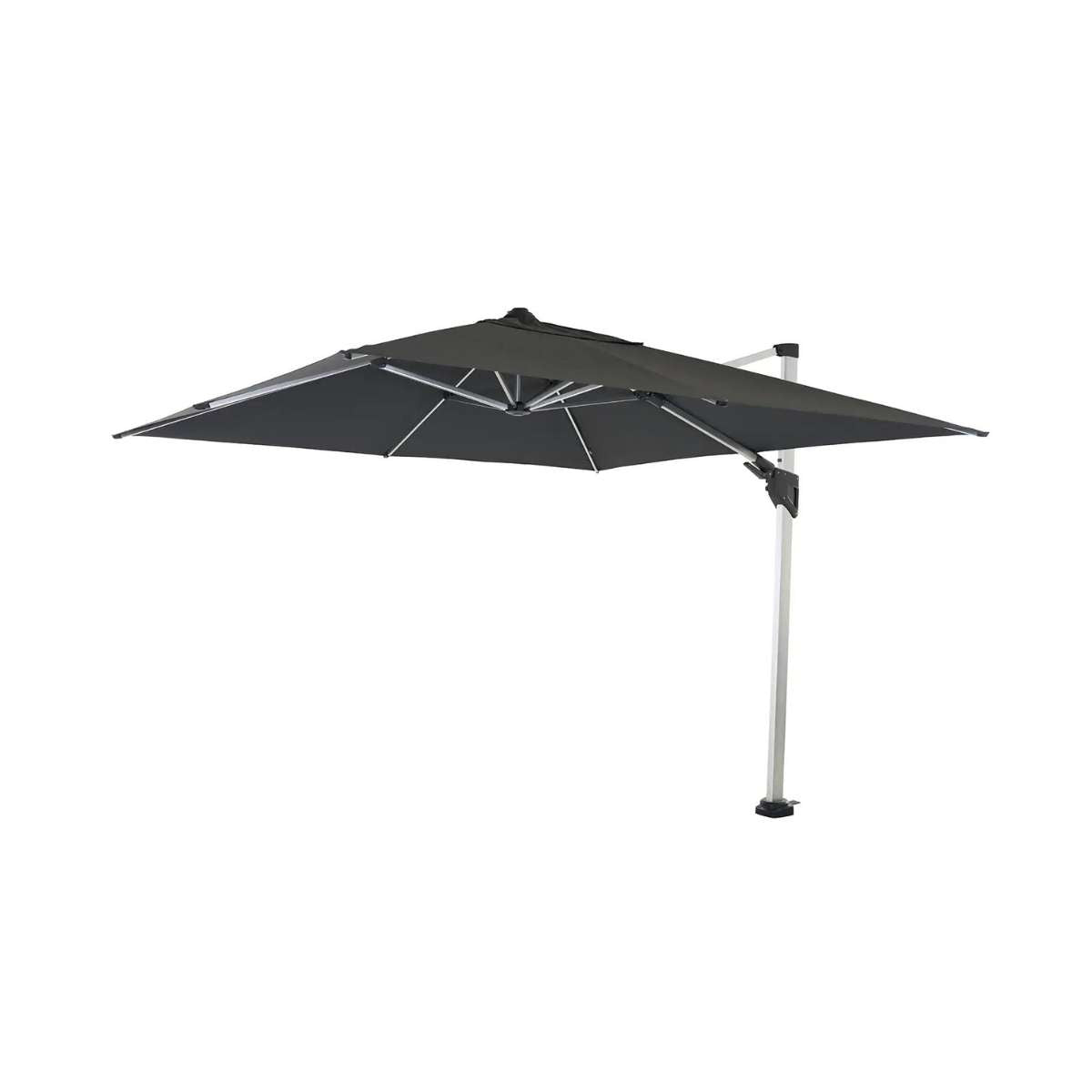 Vero N+ Ampelschirm | 300x300 cm | eckig Farbe silber/anthrazit