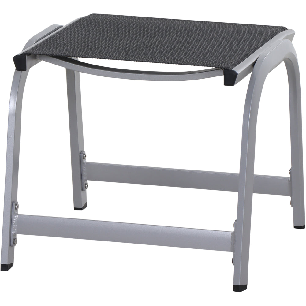 Siena Garden Hocker Tesoro silber Aluminium