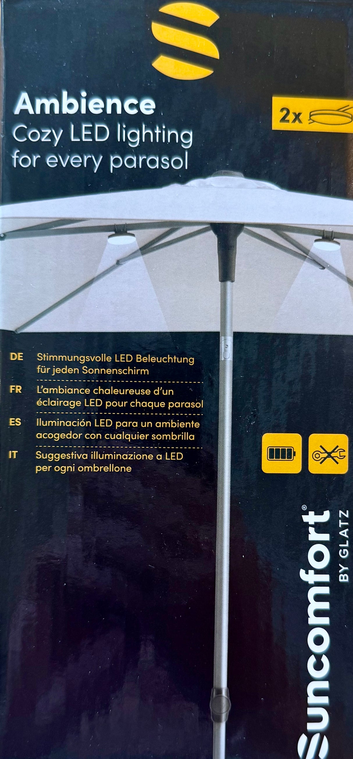 Suncomfort LED-Licht Ambience 2er Set