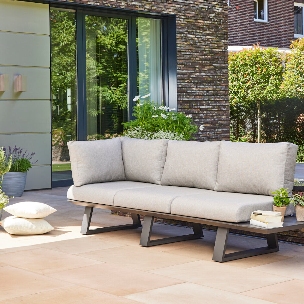 Siena Garden Lardos Loungeecke, matt anthrazit