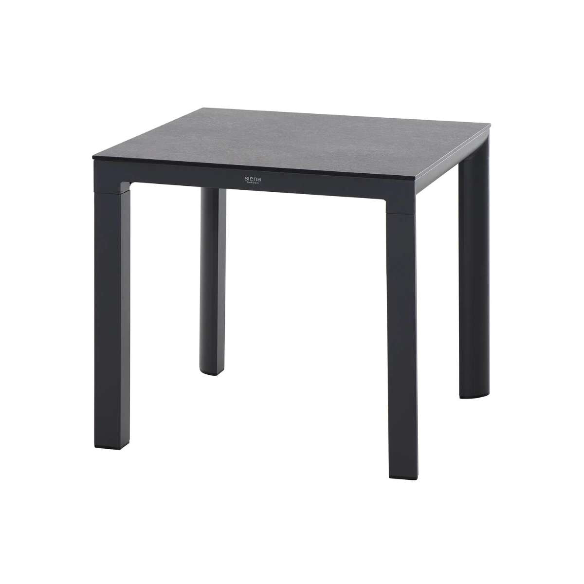 Siena Garden Silva Gartentisch | HPL ferro 80x80x74 cm