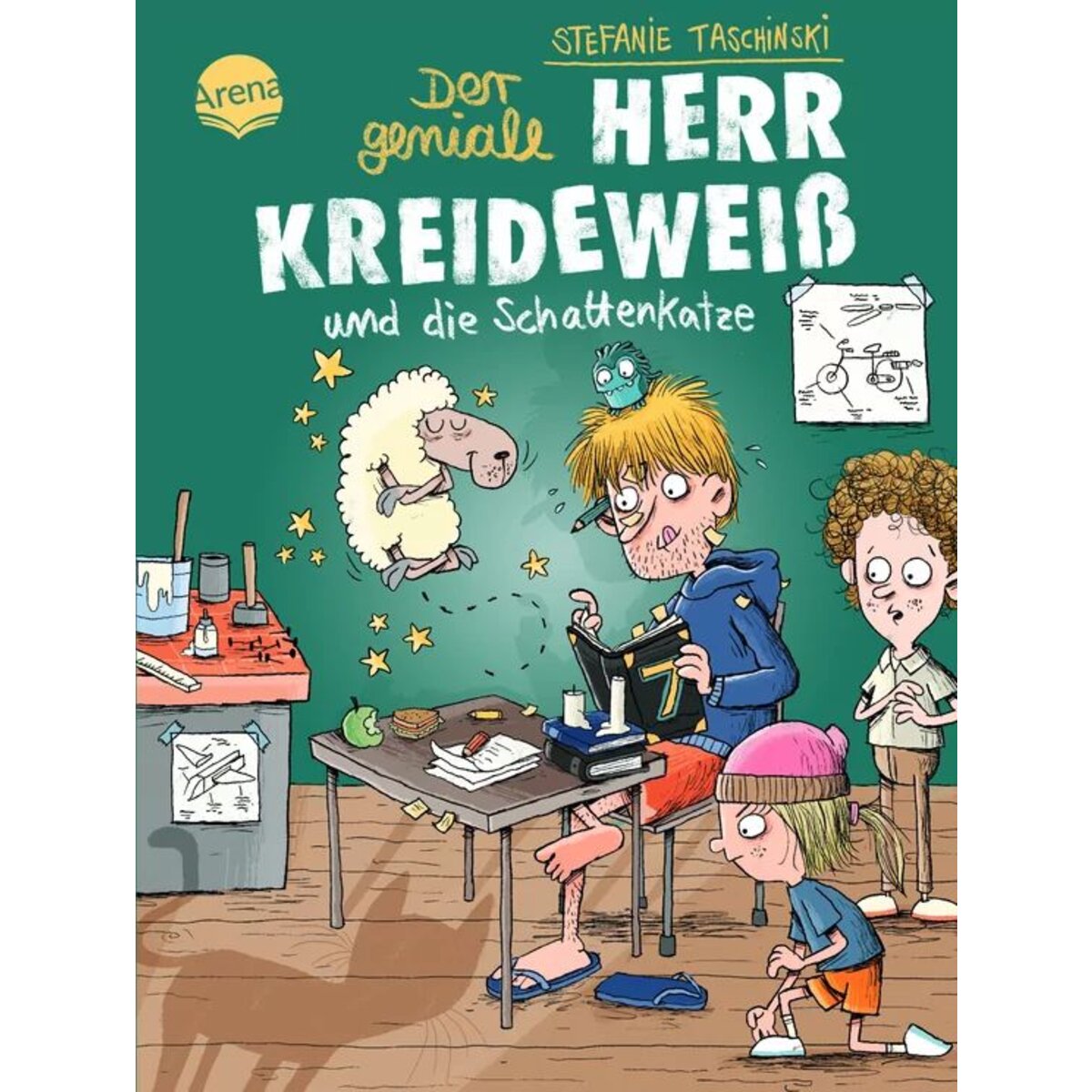 Arena Der geniale Herr Kreideweiß Band 2 - Der geniale Herr Kreideweiß und die Schattenkatze