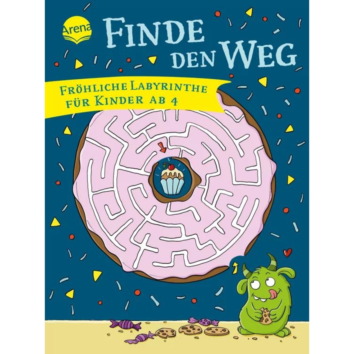 Arena Finde den Weg. Fröhliche Labyrinthe für Kinder ab 4