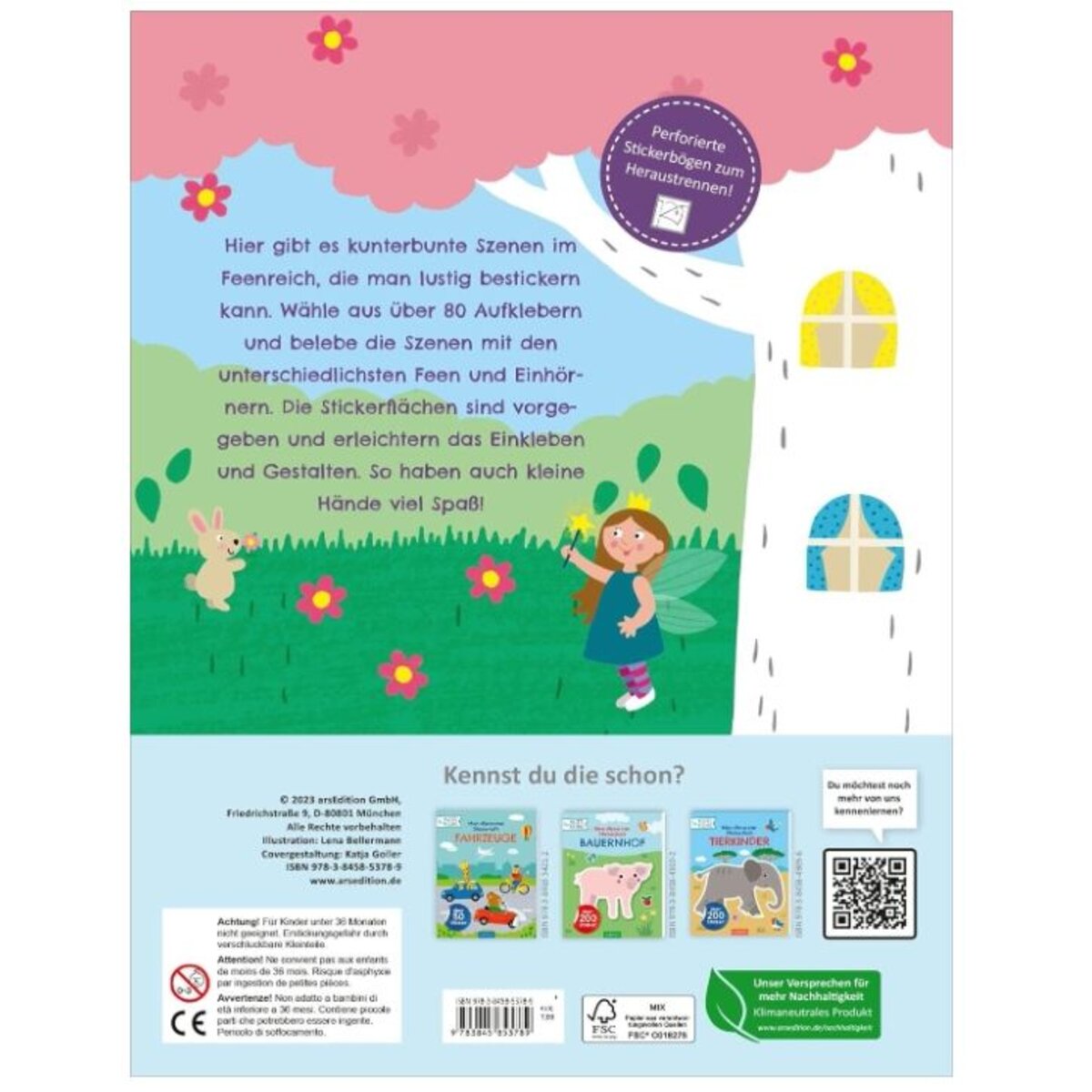 ars Edition Für Klitzekleine: Mein allererstes Stickerheft