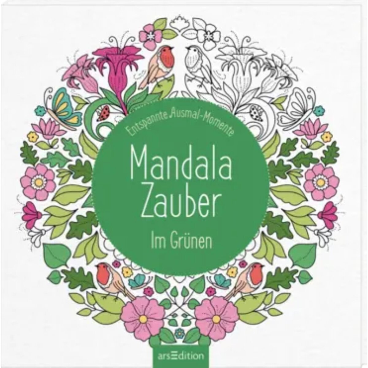 ars Edition Malbuch Mandala-Zauber Im Grünen