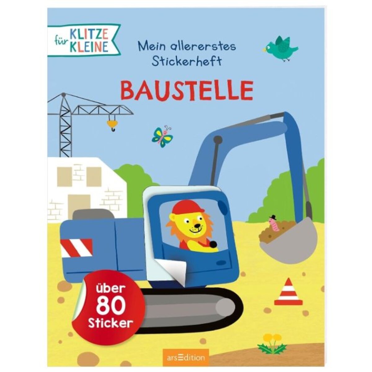 ars Edition Mein allererstes Stickerheft - Baustelle