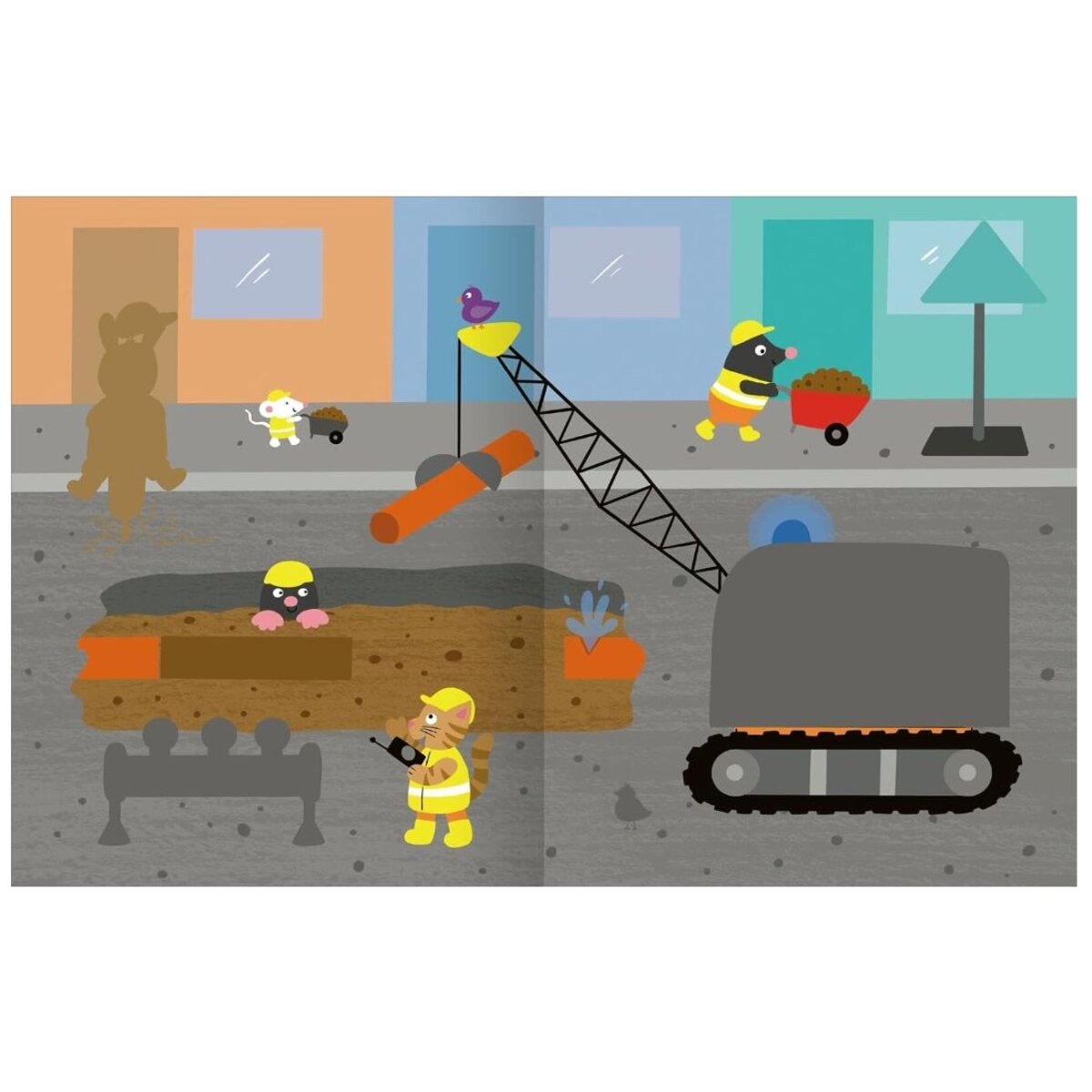 ars Edition Mein allererstes Stickerheft - Baustelle