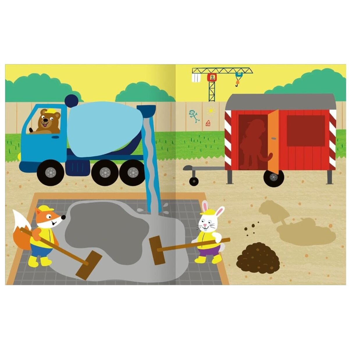 ars Edition Mein allererstes Stickerheft - Baustelle