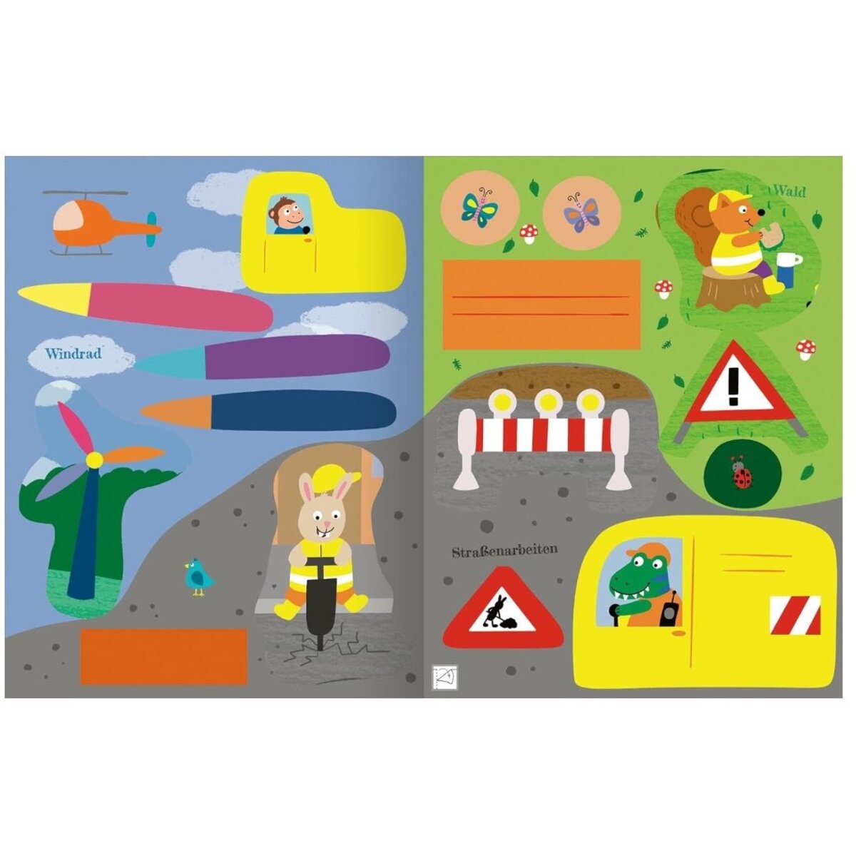 ars Edition Mein allererstes Stickerheft - Baustelle