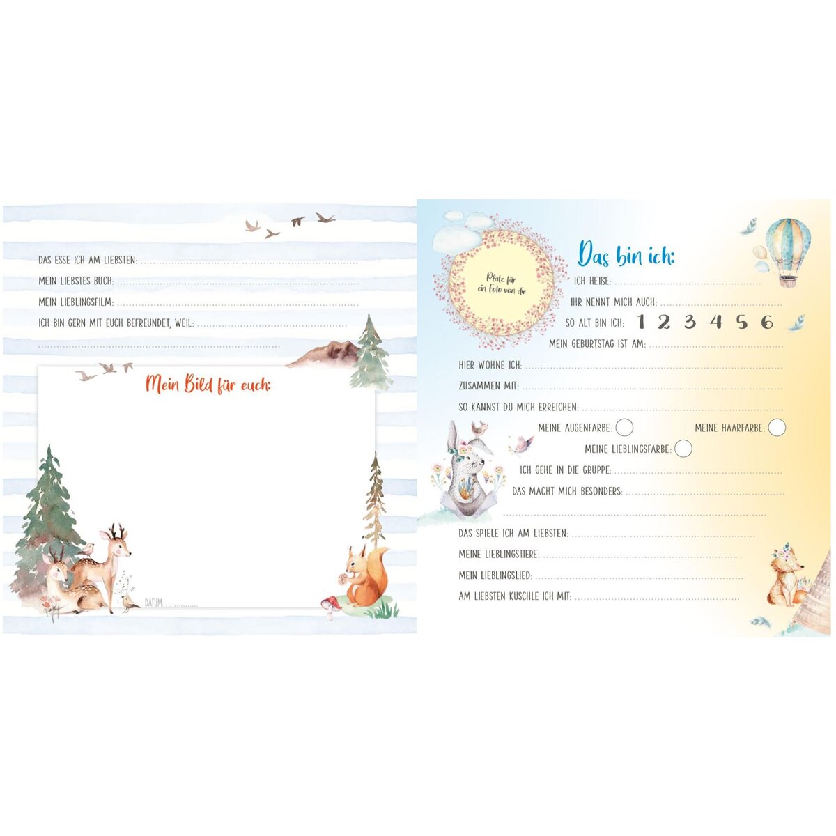 ars Edition Meine ersten Freunde – Waldtiere (Aquarell-Optik)