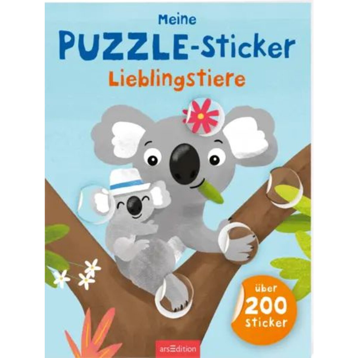 ars Edition Meine Puzzle-Sticker – Lieblingstiere