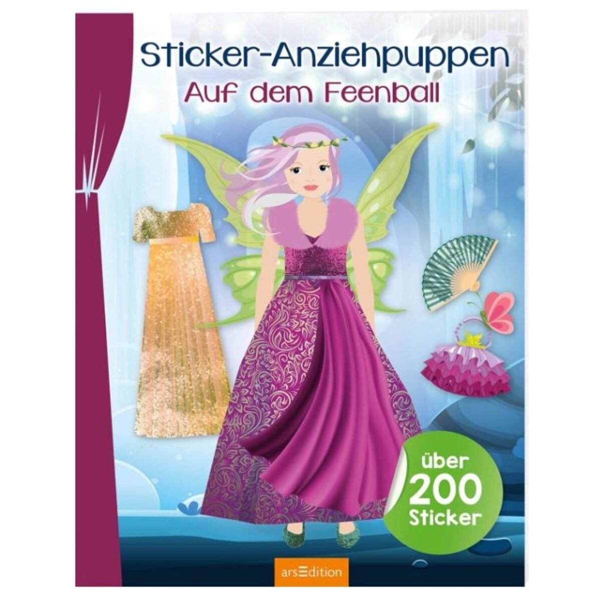 ars Edition Sticker-Anziehpuppen - Auf dem Feenball