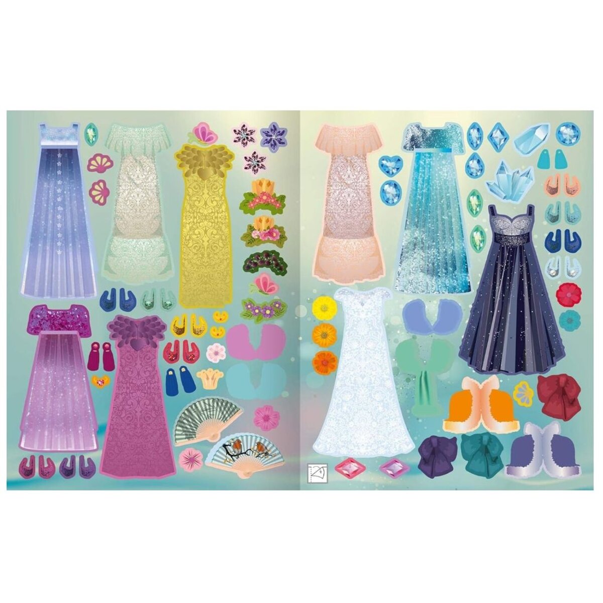 ars Edition Sticker-Anziehpuppen - Auf dem Feenball