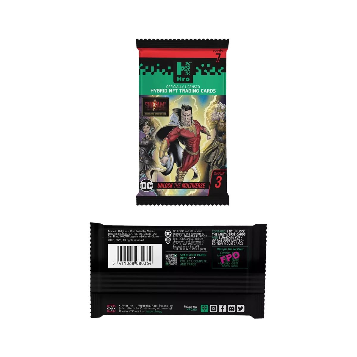 ASS Altenburger Hro DC Chapter 3 Shazam Fury Of The Gods NFT Trading Cards - Starter Set ENGLISCH