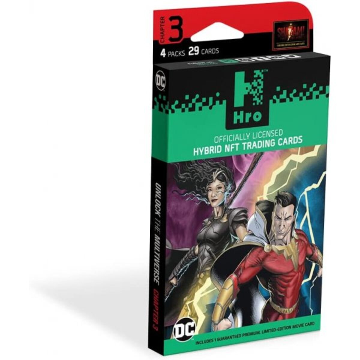 ASS Altenburger Hro DC Chapter 3 Shazam Fury Of The Gods NFT Trading Cards - Premium Booster ENGLISCH