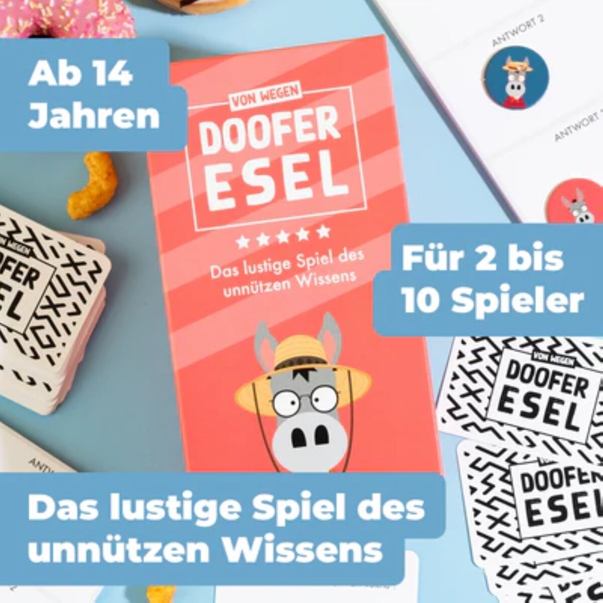 ATM Gaming Doofer Esel - Das lustige Spiel des unnützen Wissens