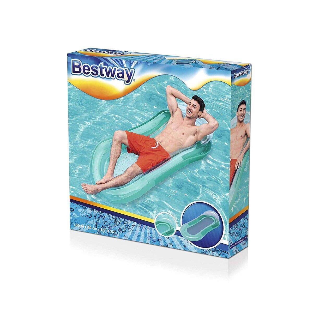 Bestway Luftmatratze Aqua Lounge mit Netzboden 160 x 84 cm, 1 Stück, sortiert