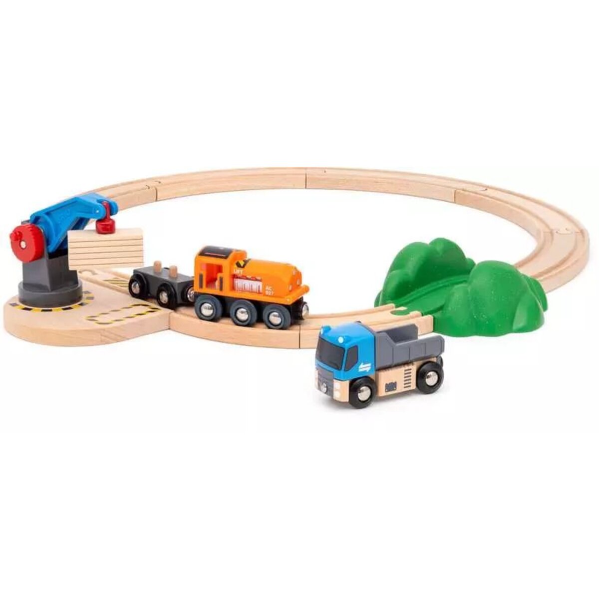 BRIO World Starterset Güterzug mit Kran A