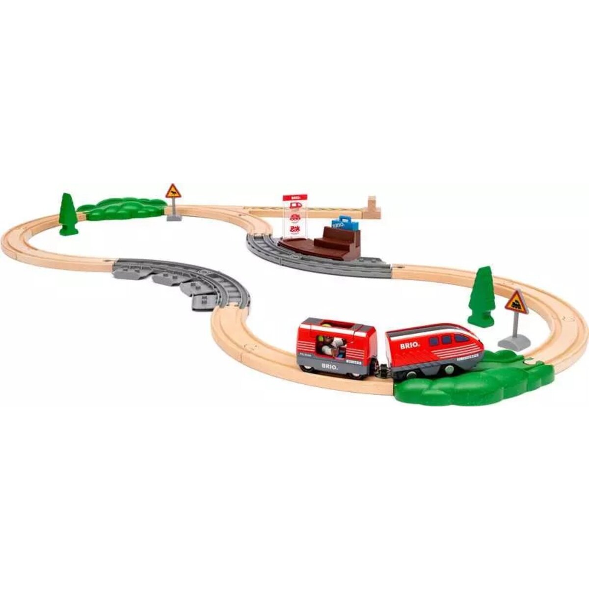 BRIO World Zugset mit Rückziehmotor