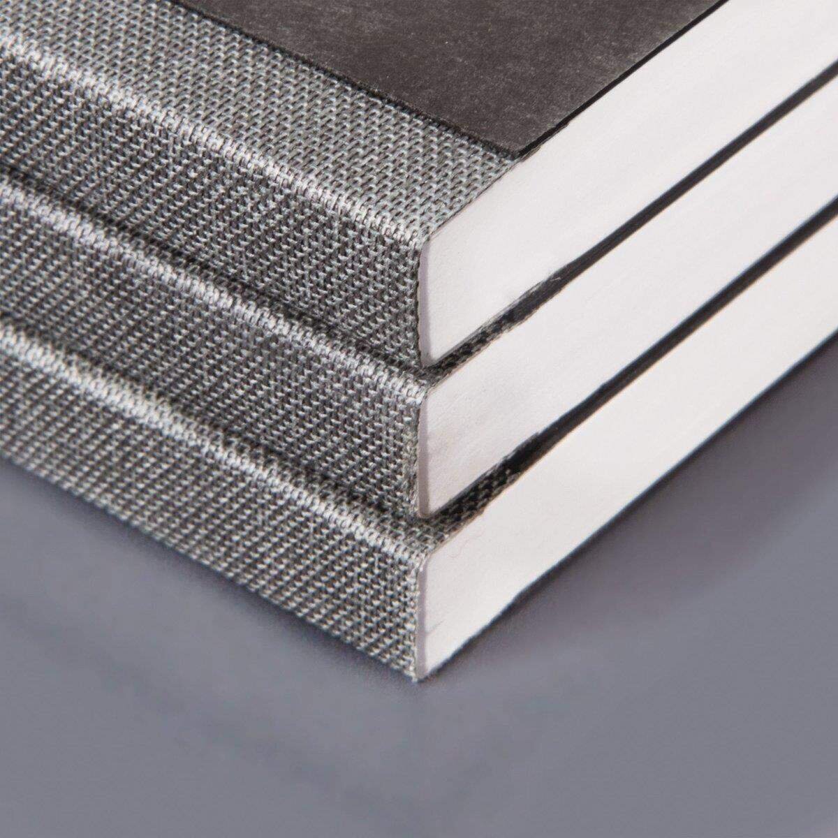 BRUNNEN Kladde Premium schwarz mit Gummizugverschluß, A5, dotted, 96 Blatt, 90g