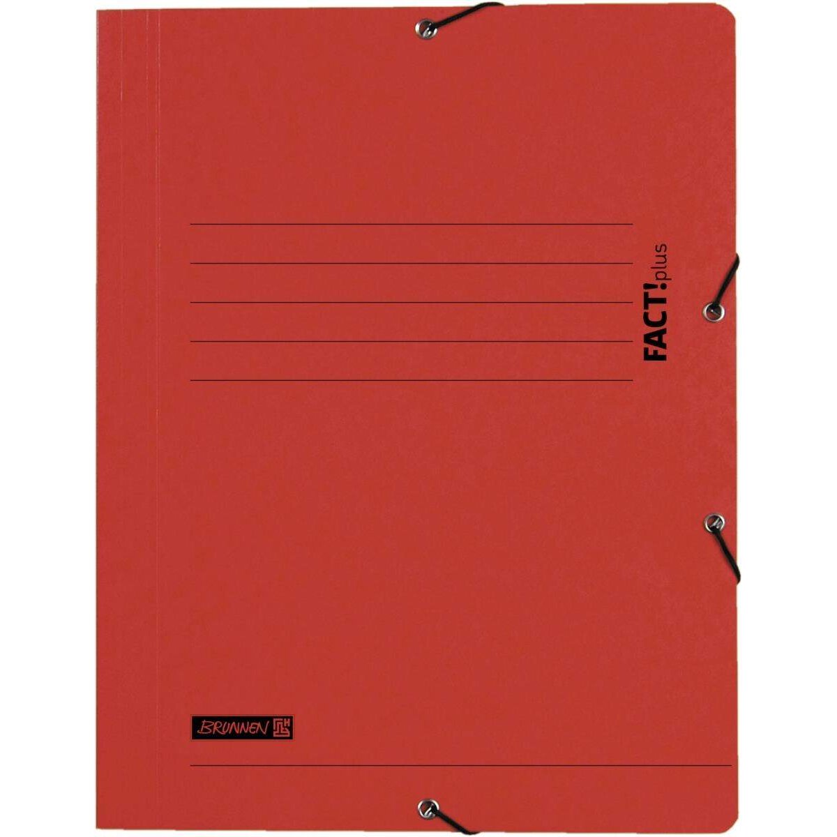 BRUNNEN Sammelmappe FACT!plus, rot, für A4