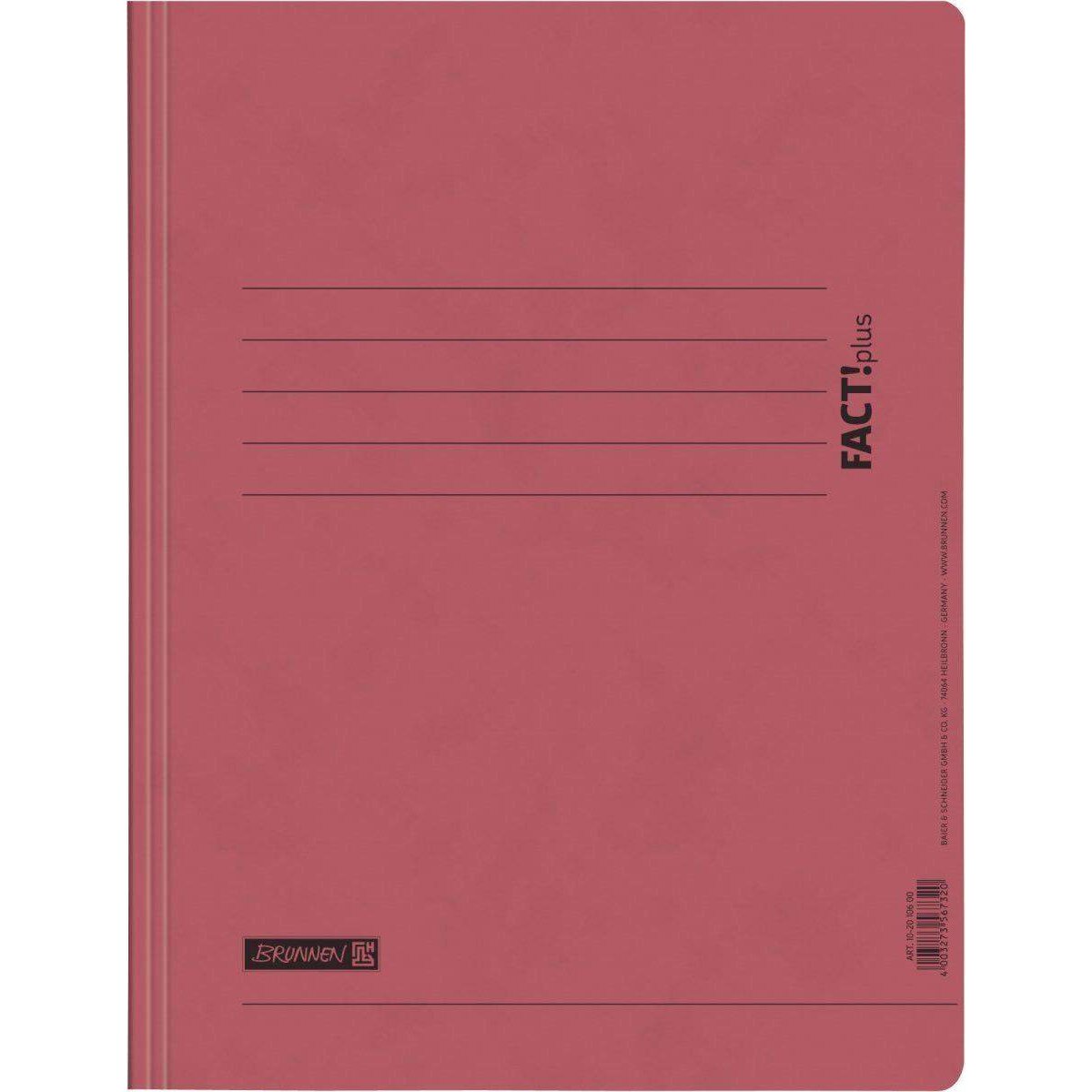 BRUNNEN Schnellhefter FACT!plus rot