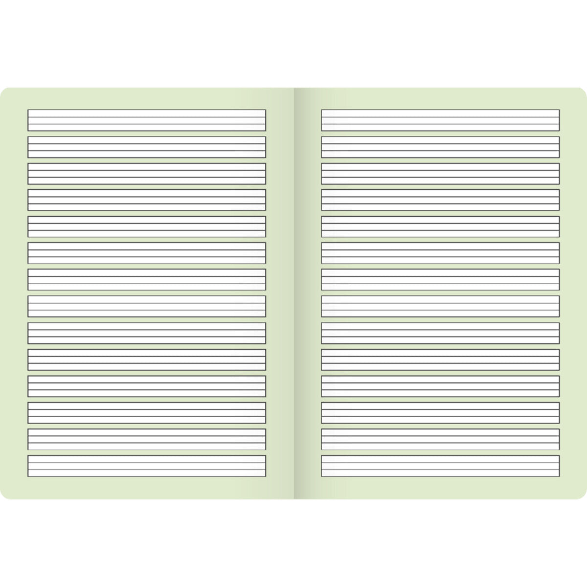 BRUNNEN Schulheft Young Vivendi A4, liniert, Liniatur 1, 16 Blatt