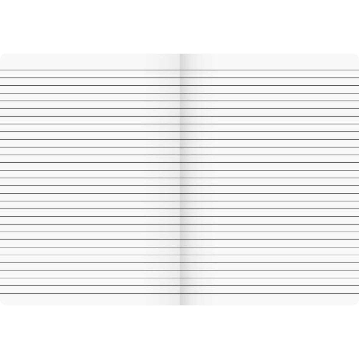 BRUNNEN Schulheft Young Vivendi A4, liniert, Liniatur 21, 16 Blatt