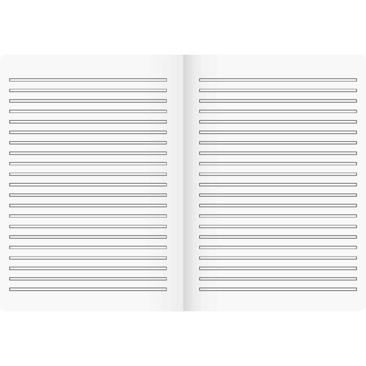 BRUNNEN Schulheft Young Vivendi A4, liniert, Liniatur 3, 16 Blatt