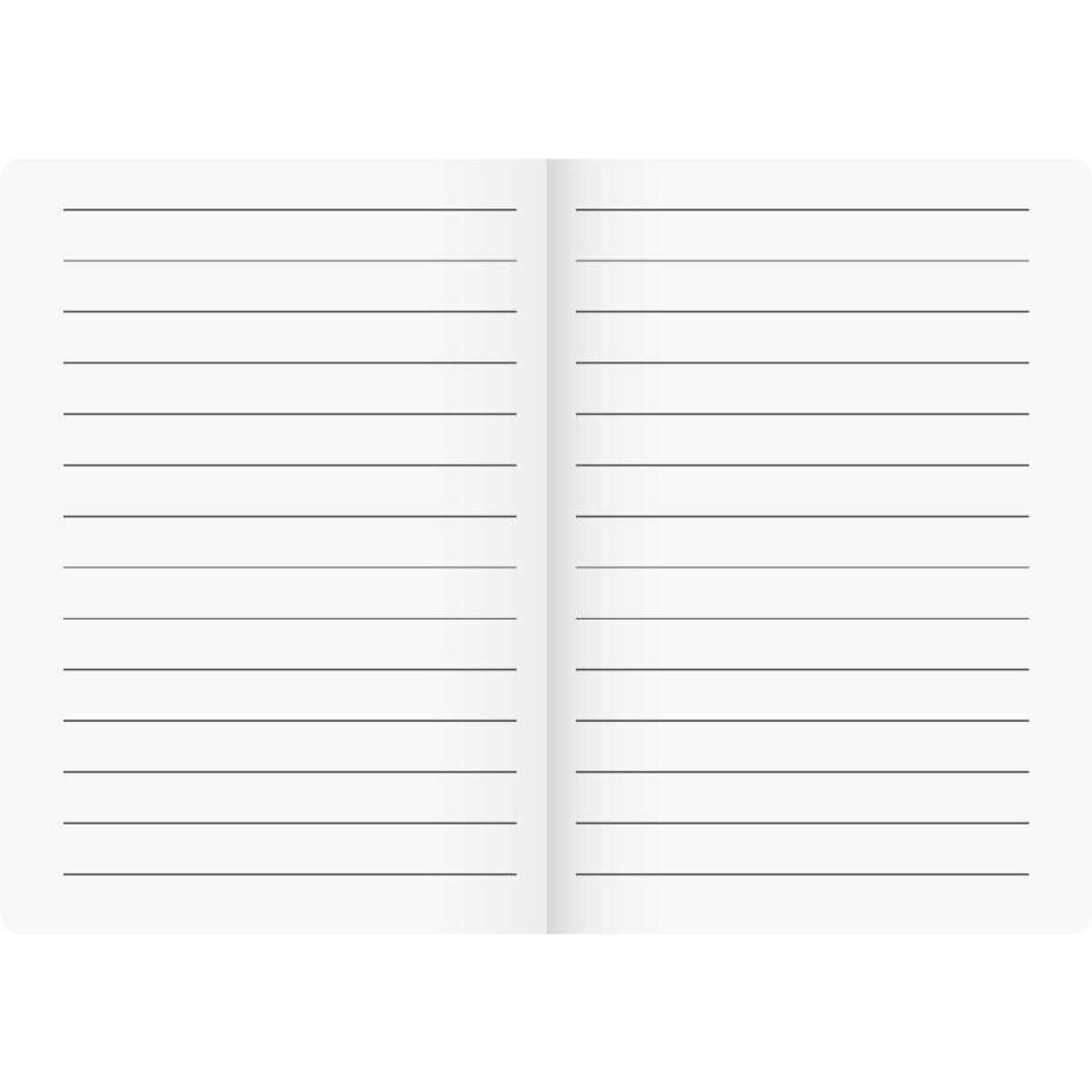 BRUNNEN Schulheft Young Vivendi A5, liniert, Liniatur 4, 16 Blatt