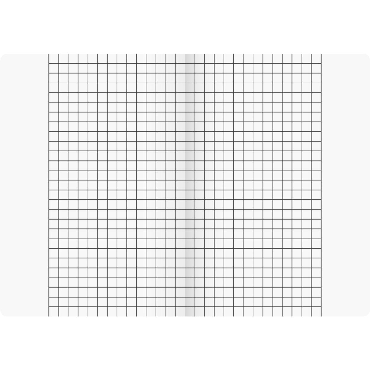 BRUNNEN Schulheft Young Vivendi A5, kariert, Liniatur 10, 16 Blatt