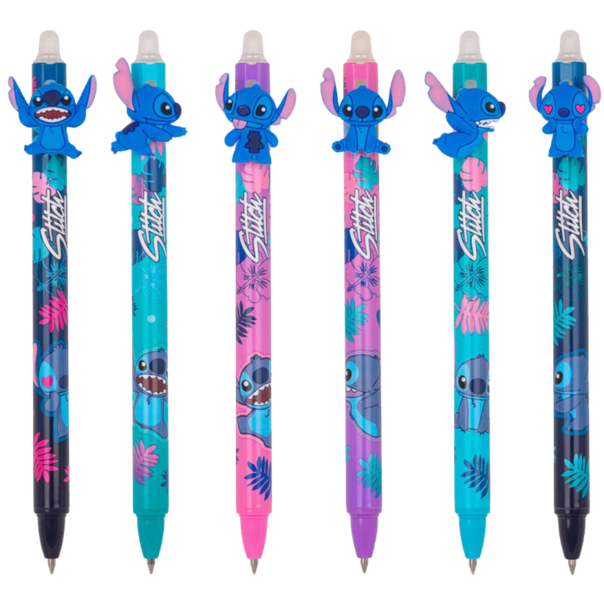 CADEJU Radierbarer Stift Disney Lilo & Stitch 6fach sortiert