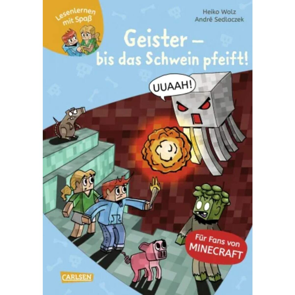 Carlsen Lesenlernen mit Spaß – Minecraft 6: Geister – bis das Schwein pfeift!