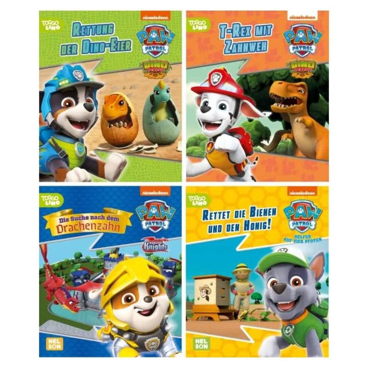 Carlsen Nelson Mini-Bücher: Paw Patrol, 1 Stück, 4-fach sortiert