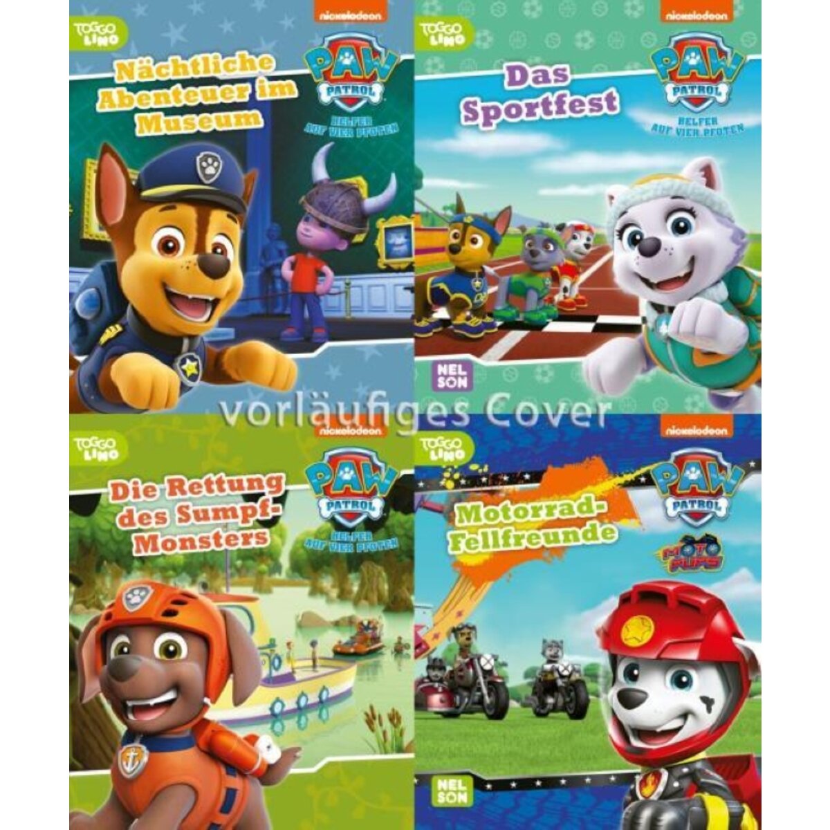 Carlsen Nelson Mini-Bücher: Paw Patrol, 1 Stück, 4-fach sortiert