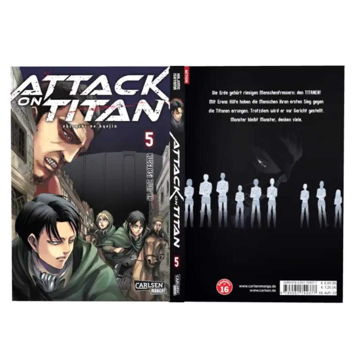 Carlsen Verlag Attack on Titan 5 von Hajime Isayama