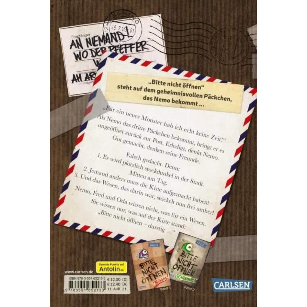 Carlsen Verlag Bitte nicht öffnen 3: Durstig!