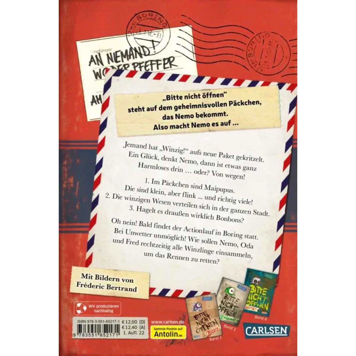 Carlsen Verlag Bitte nicht öffnen 7: Winzig!