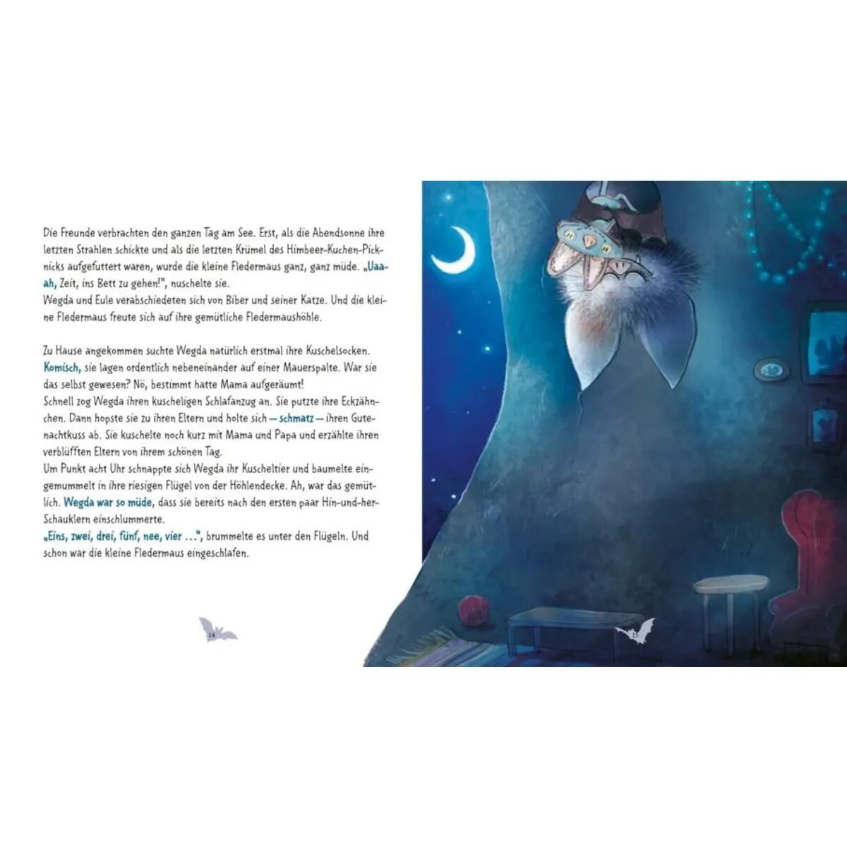 Carlsen Verlag Die kleine Fledermaus Wegda: Wegda planscht los