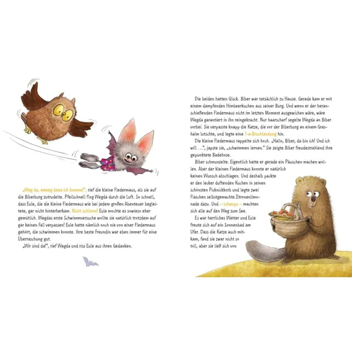 Carlsen Verlag Die kleine Fledermaus Wegda: Wegda planscht los