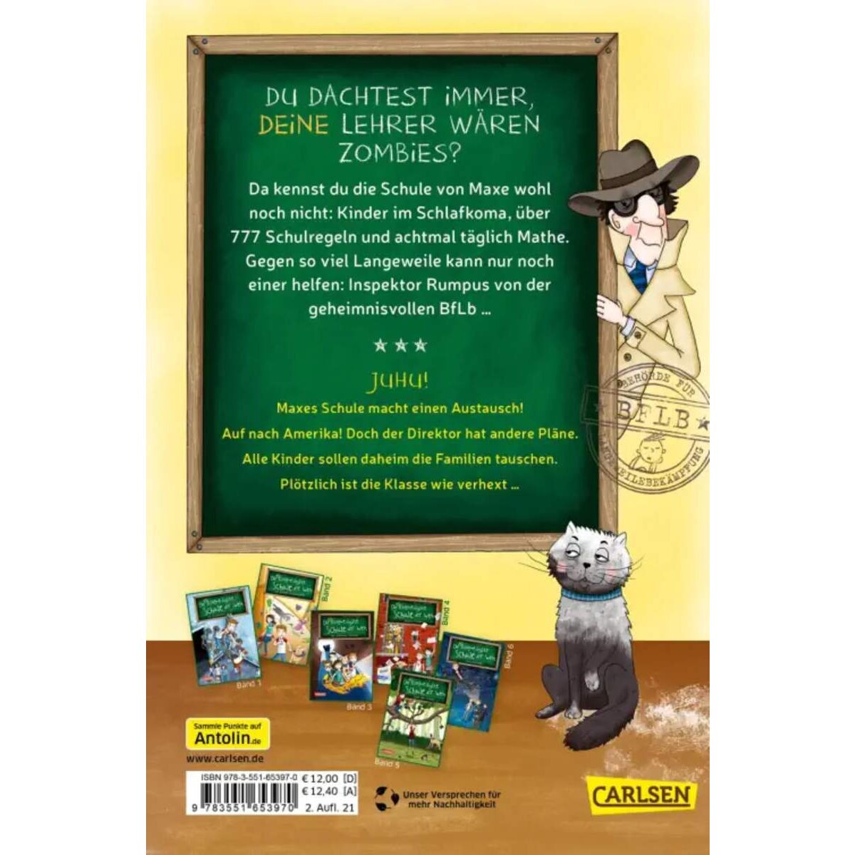 Carlsen Verlag Die unlangweiligste Schule der Welt 7: Der Schüleraustausch