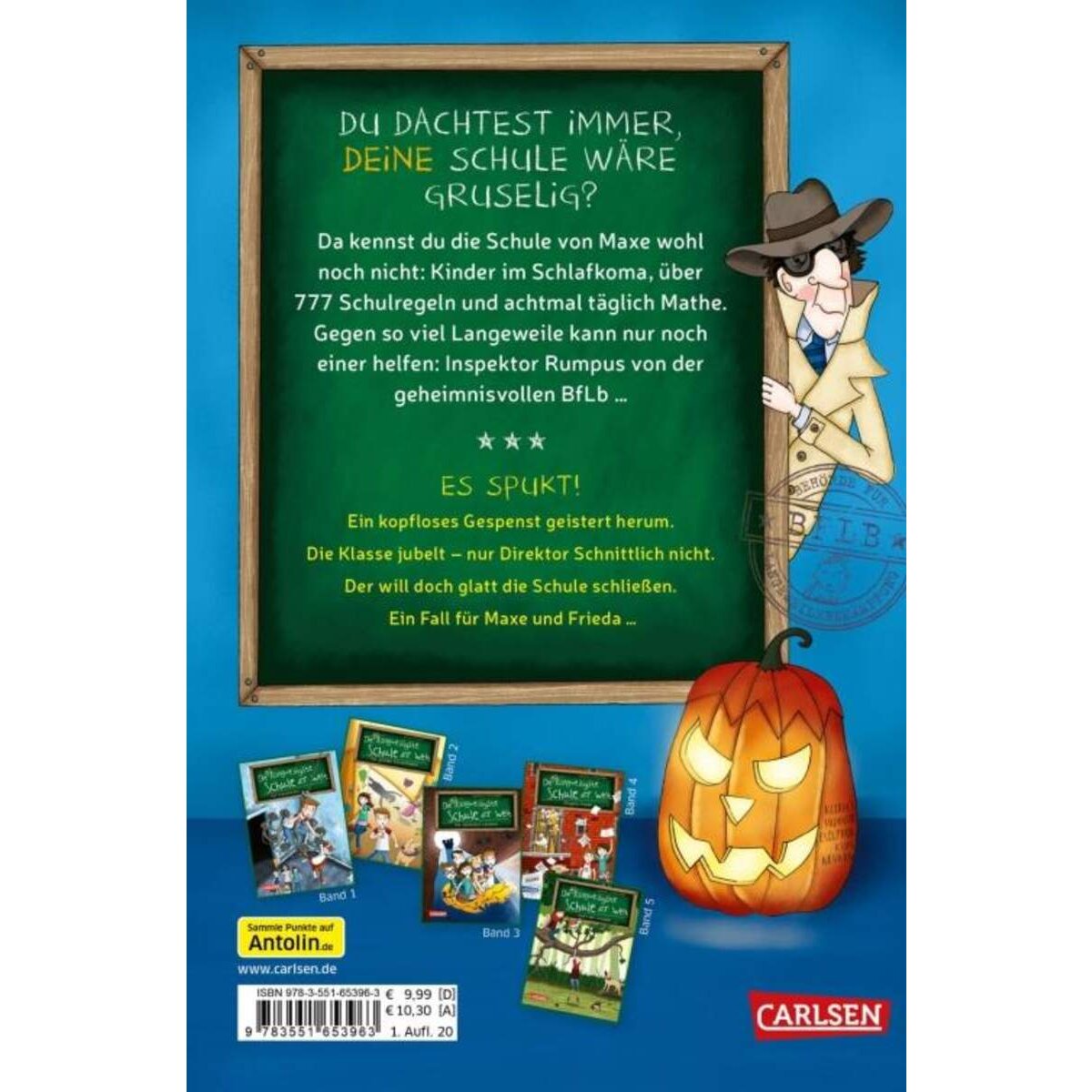 Carlsen Verlag Die unlangweiligste Schule der Welt 6: Geisterstunde