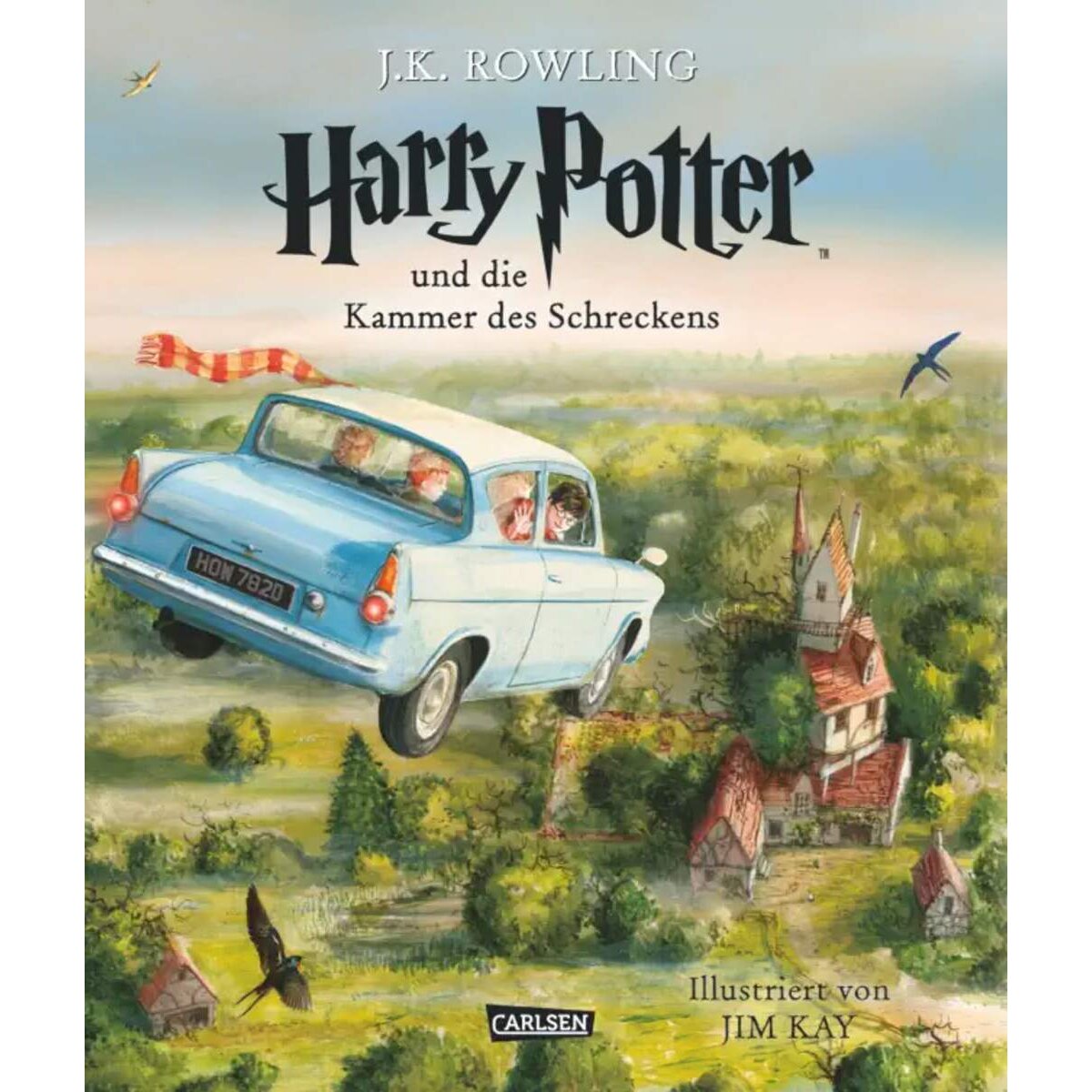 Carlsen Verlag Harry Potter und die Kammer des Schreckens (farbig illustrierte Schmuckausgabe)