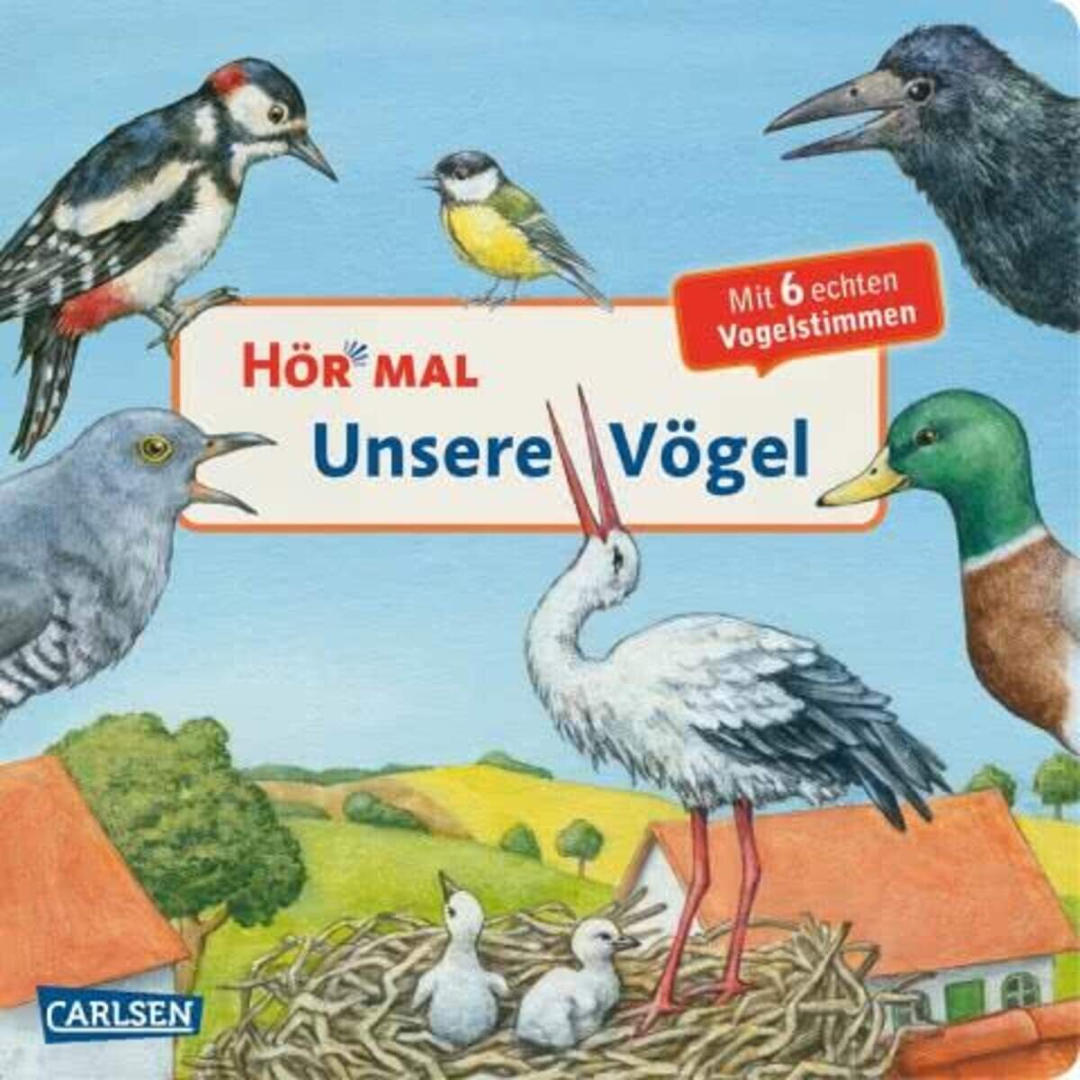 Carlsen Verlag Hör mal - Unsere Vögel, Soundbuch