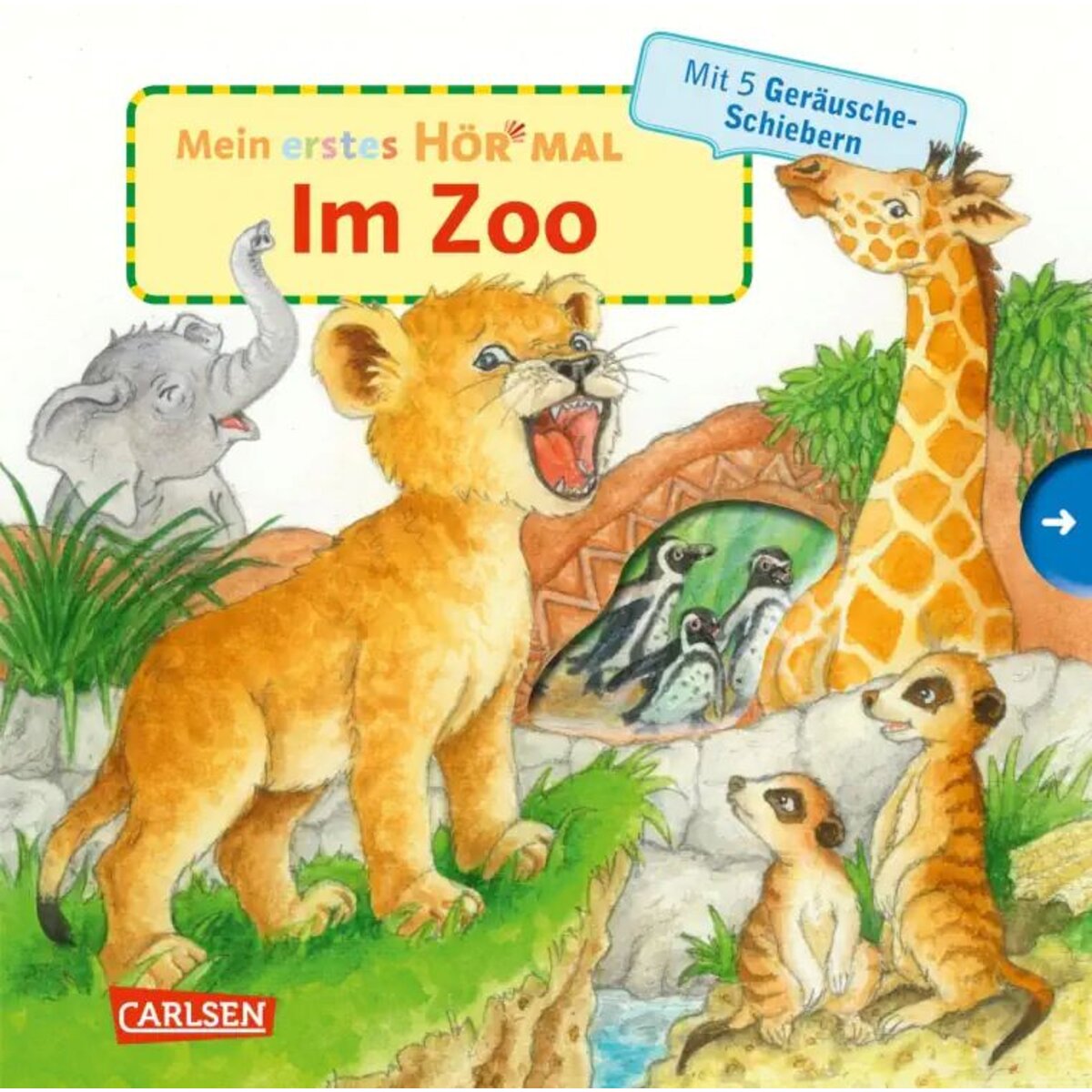 Carlsen Verlag Mein erstes Hör mal (Soundbuch ab 1 Jahr): Im Zoo