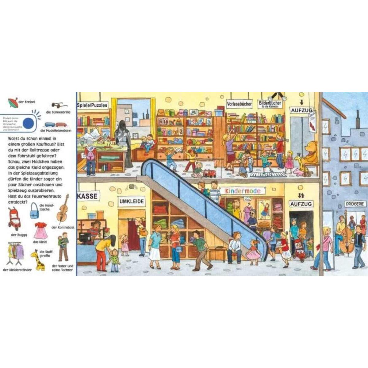 Carlsen Verlag Hör mal (Soundbuch): Wimmelbuch: In der Stadt