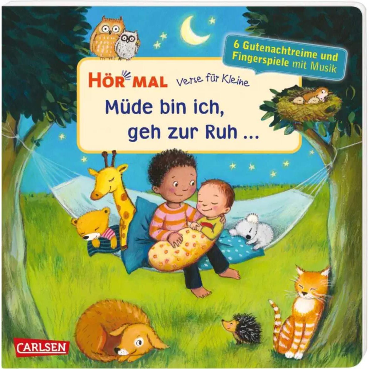 Carlsen Verlag Hör mal (Soundbuch): Verse für Kleine: Müde bin ich, geh zur Ruh ...