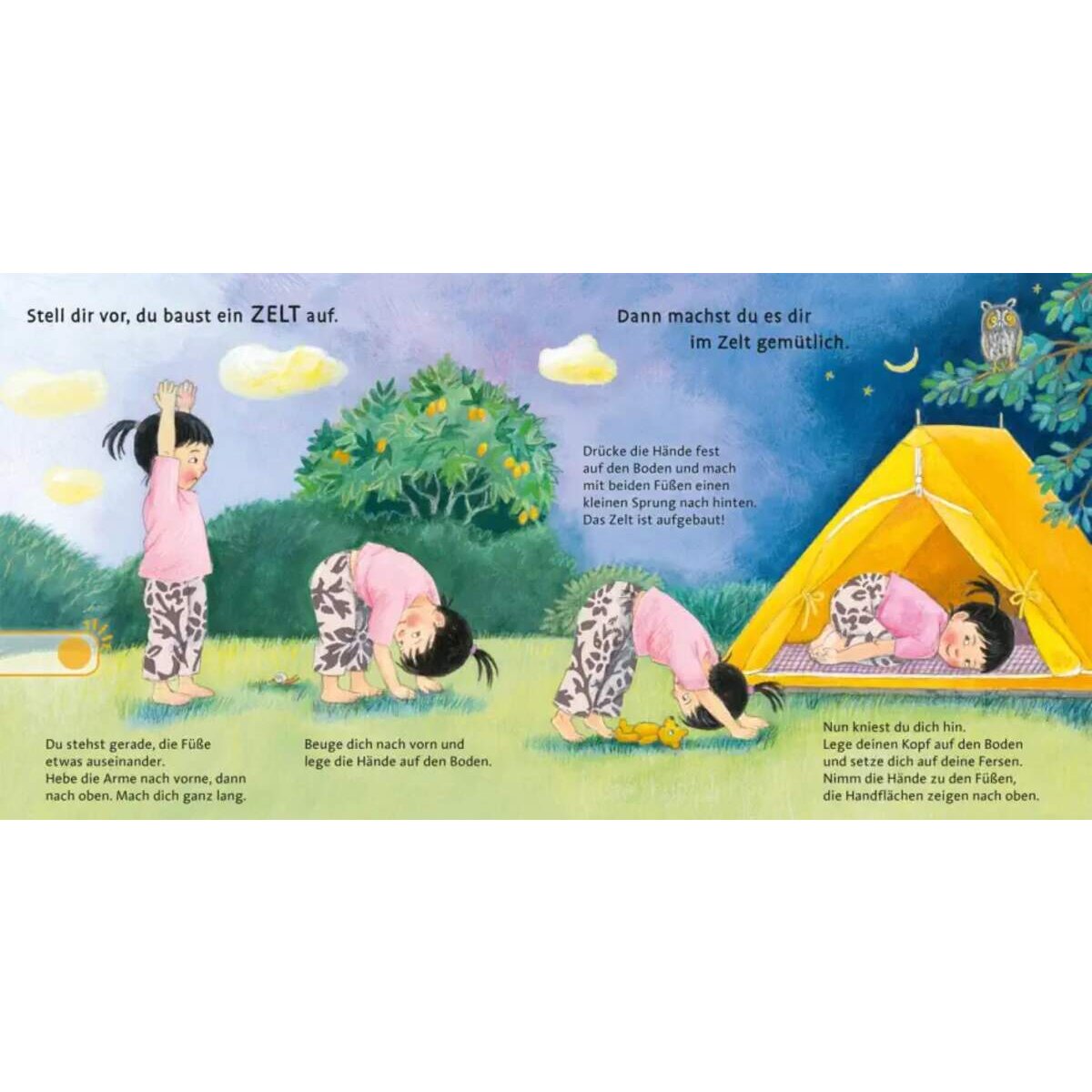 Carlsen Verlag Hör mal (Soundbuch): Yoga für Kinder zum Spielen und Entspannen